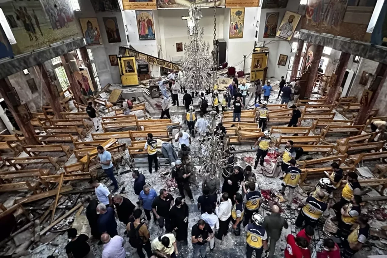 Başkent Şam'da kiliseye bombalı saldırı: 20 ölü, çok sayıda yaralı!