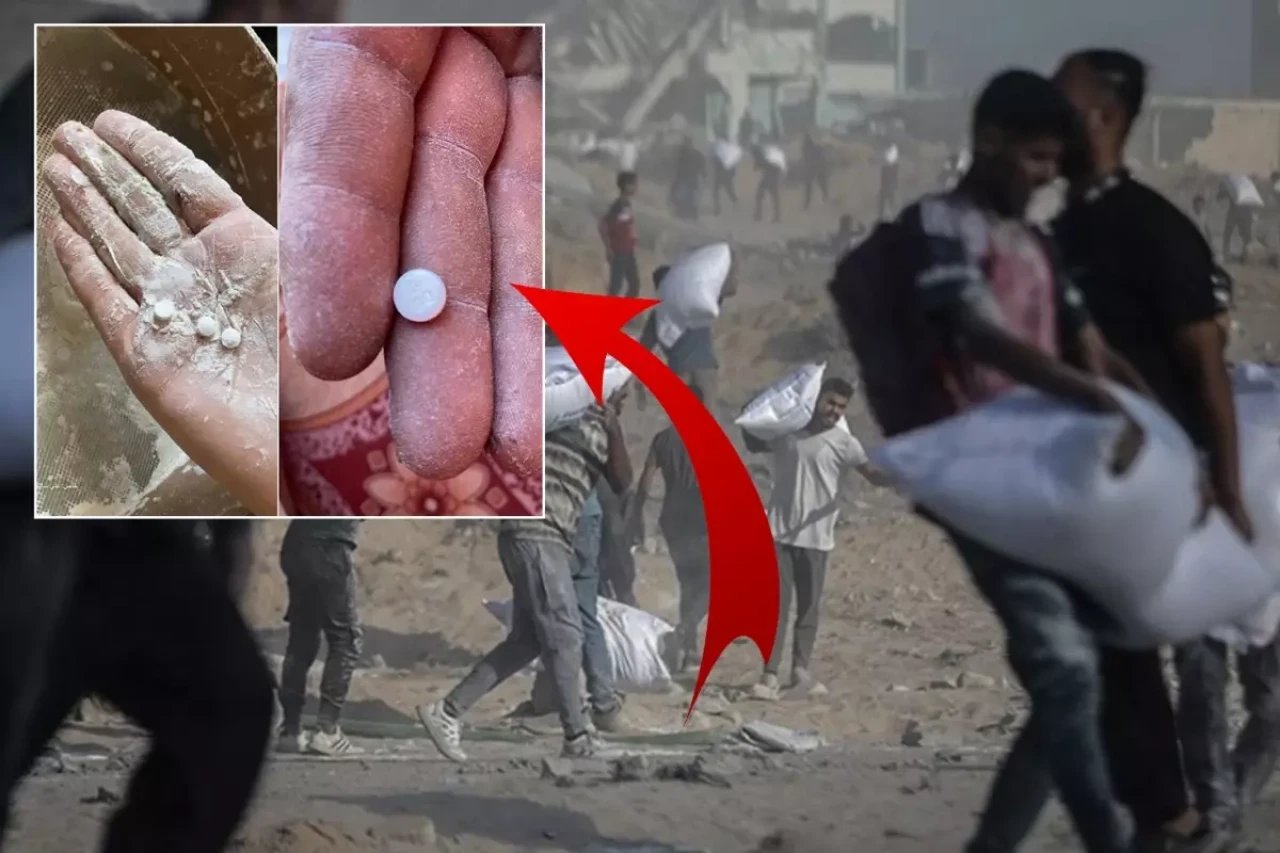 İsrail'den Gazzelilere ölüm tuzağı! Un çuvallarından uyuşturucu çıktı