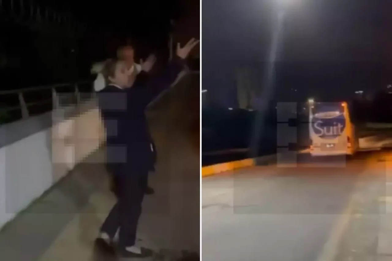 Kadın yolcu otobanda indirildi, darp edildi!