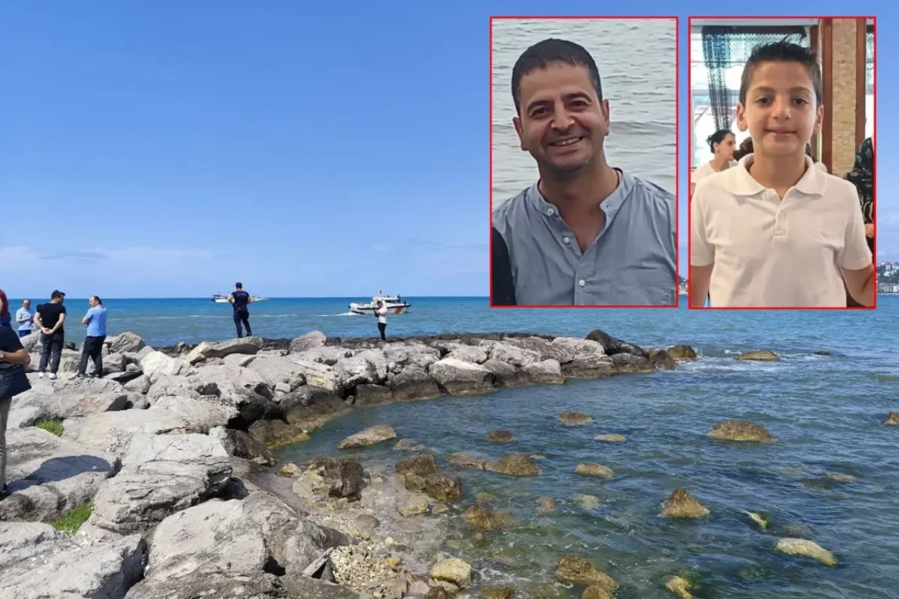 Giresun sahilinde Baba-oğul denizde can verdi!