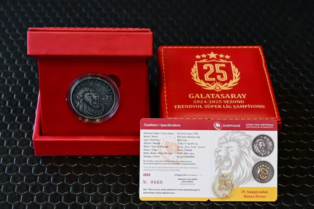 Galatasaray'ın 25. şampiyonluğu için hatıra parası çıkıyor