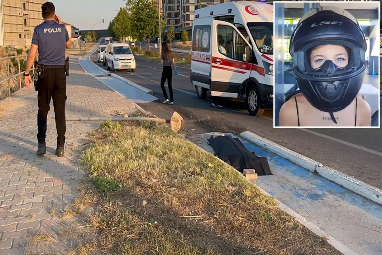 Uyarı levhasına çarpan 14 yaşındaki Azra hayatını kaybetti