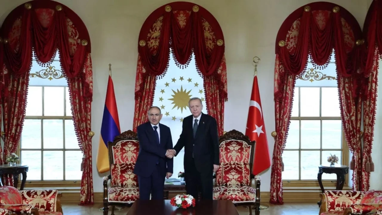 Cumhurbaşkanı Erdoğan, Paşinyan'ı kabul etti