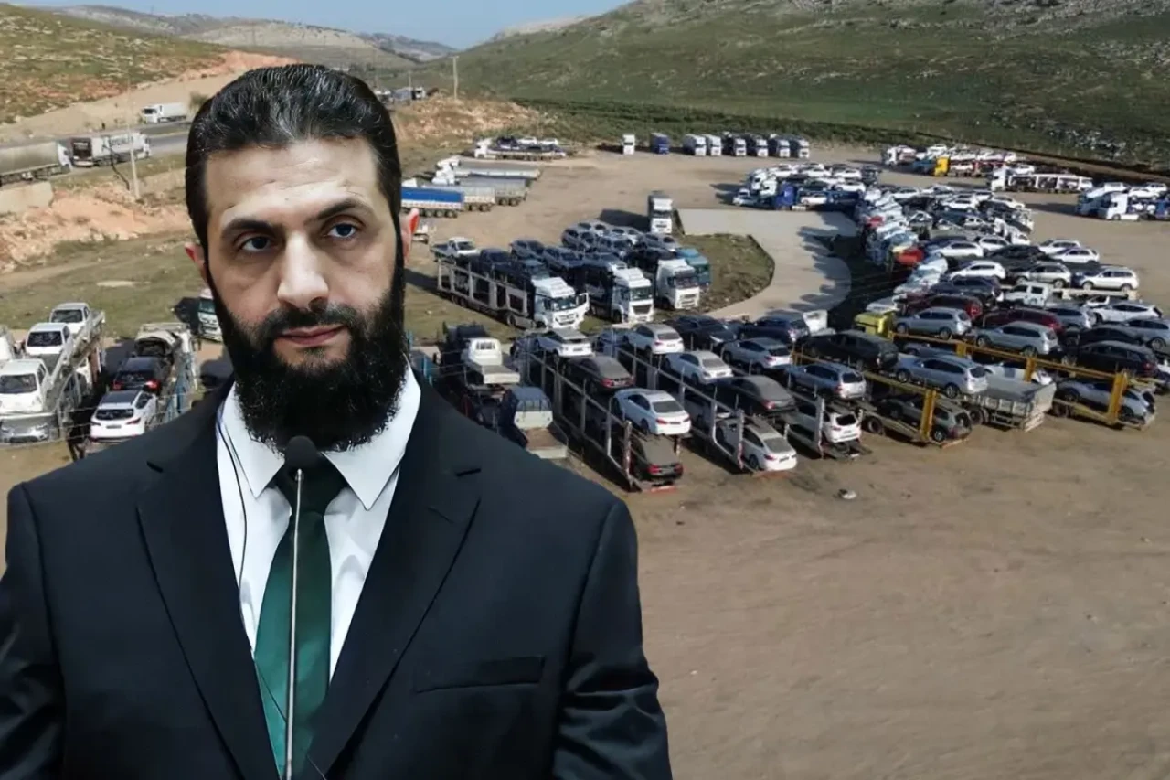 İkinci el araçlar tırlarla Suriye'ye taşınıyor