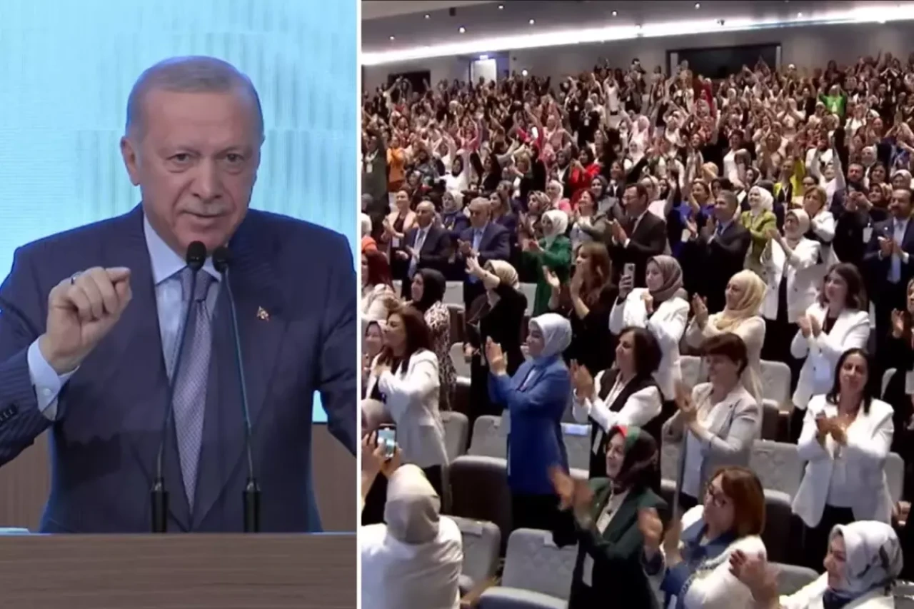 Cumhurbaşkanı Erdoğan'dan 2028 mesajı! Salon bir anda ayağa kalktı