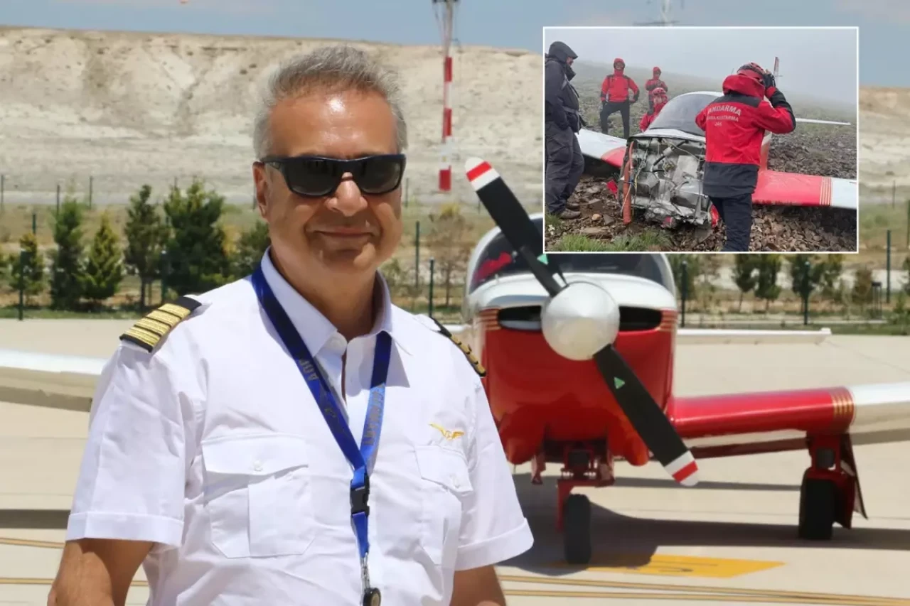 Düşen uçağın pilotunun çocukluk hayali yarım kaldı