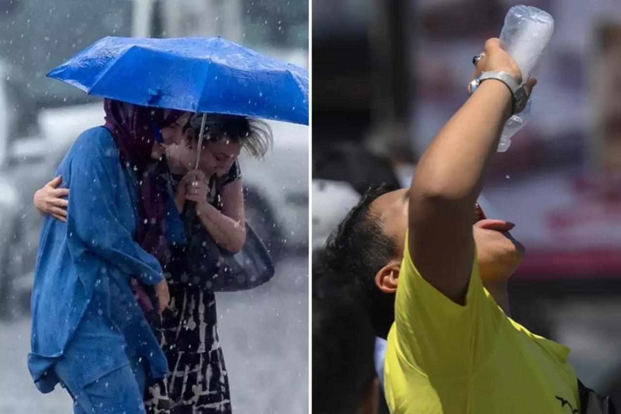 Meteoroloji uyardı! Yurdun bir tarafı 45 derece, diğer tarafı sağanak yağış
