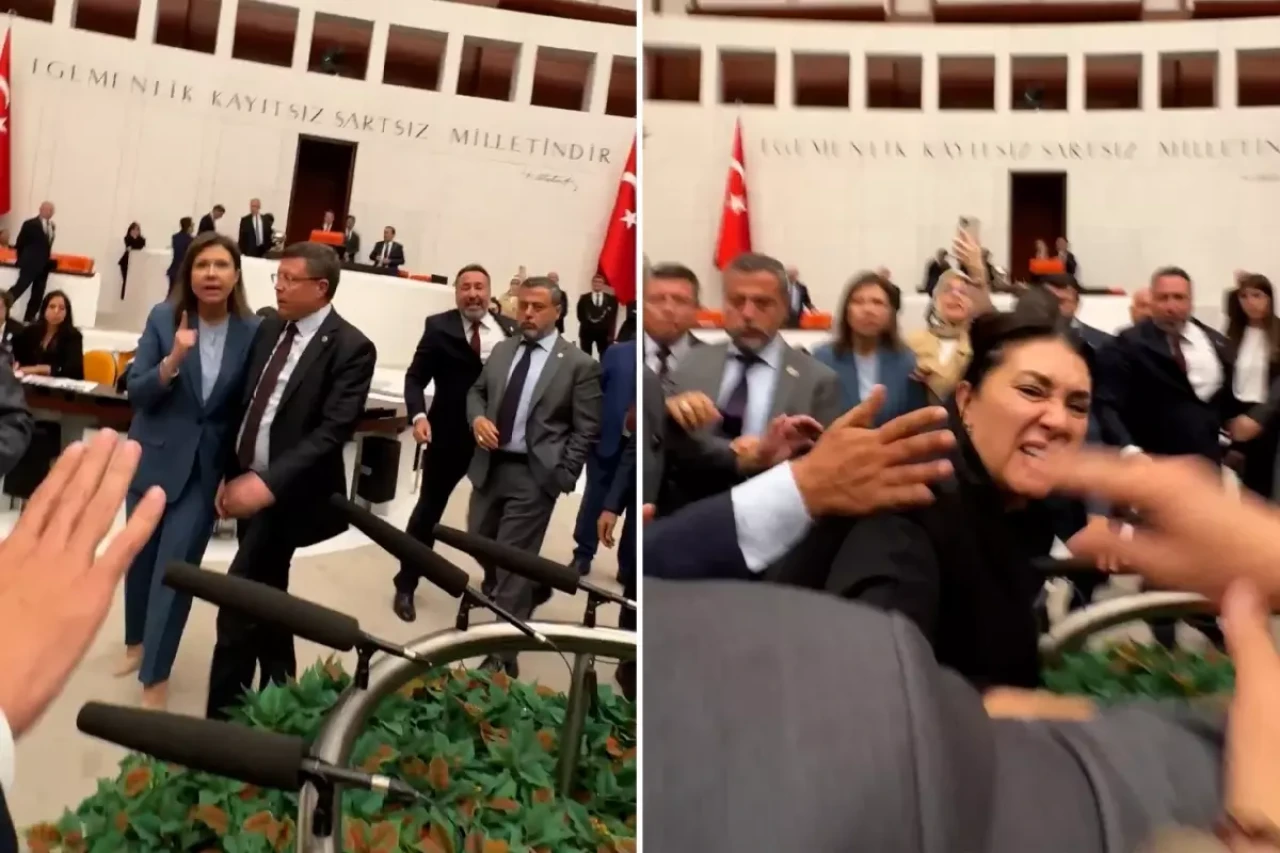 Meclis'te "Zeytinlik yasası" görüşmelerinde arbede çıktı