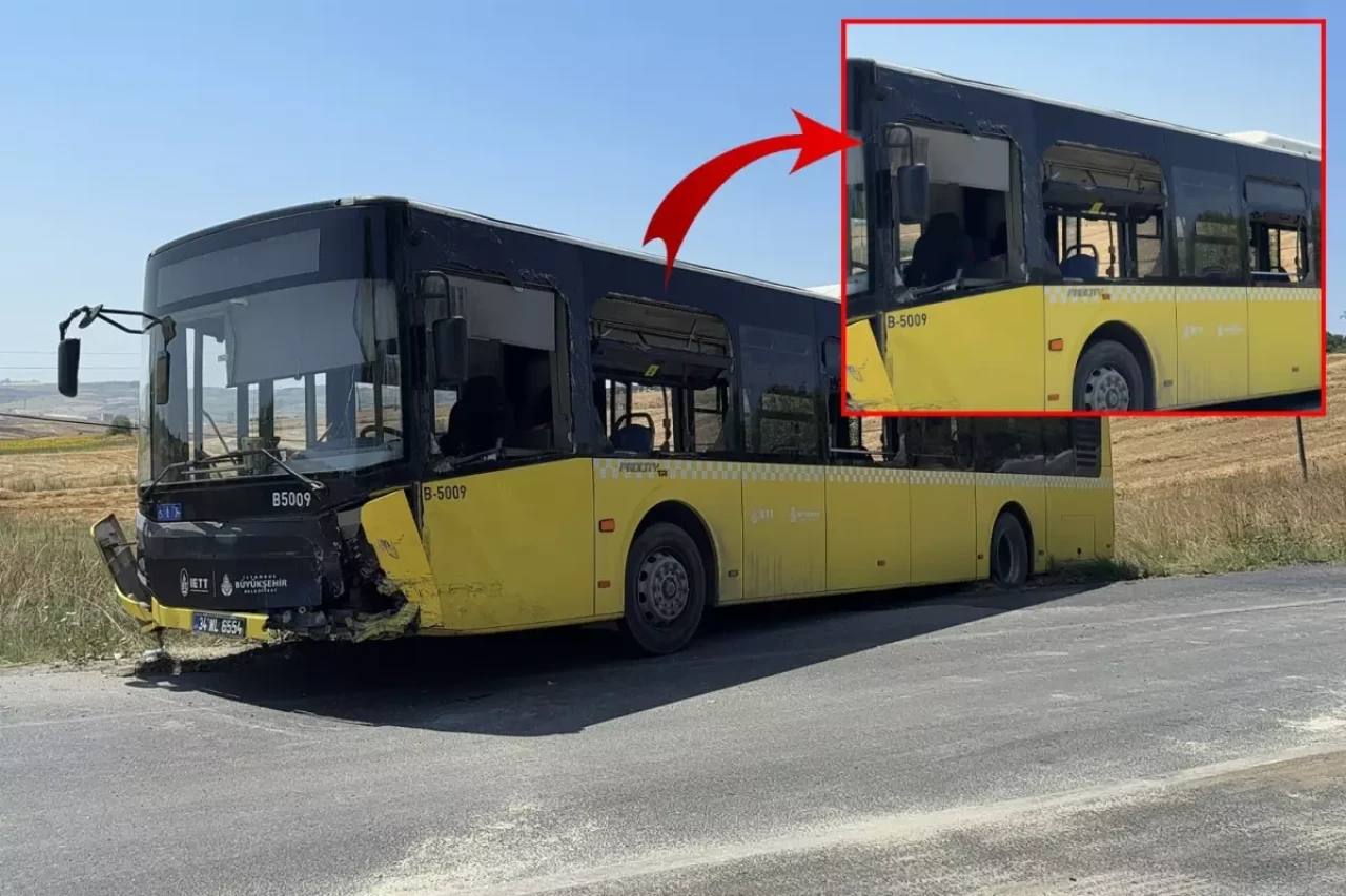 İETT otobüsüyle otomobil kafa kafaya çarpıştı: 1 kişi hayatını kaybetti