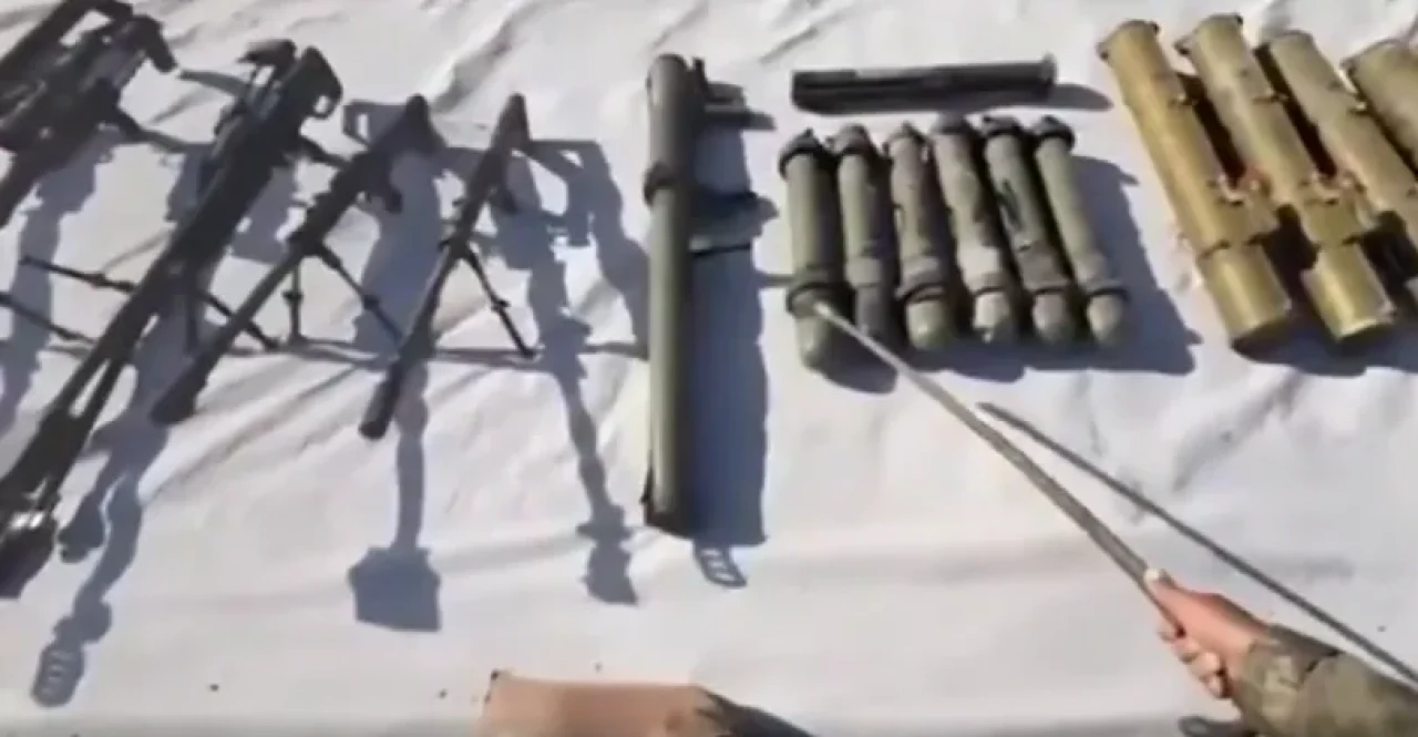 Teröristlere ait 33 odalı mağara imha edildi! İçeriden çıkanlar saymakla bitmedi