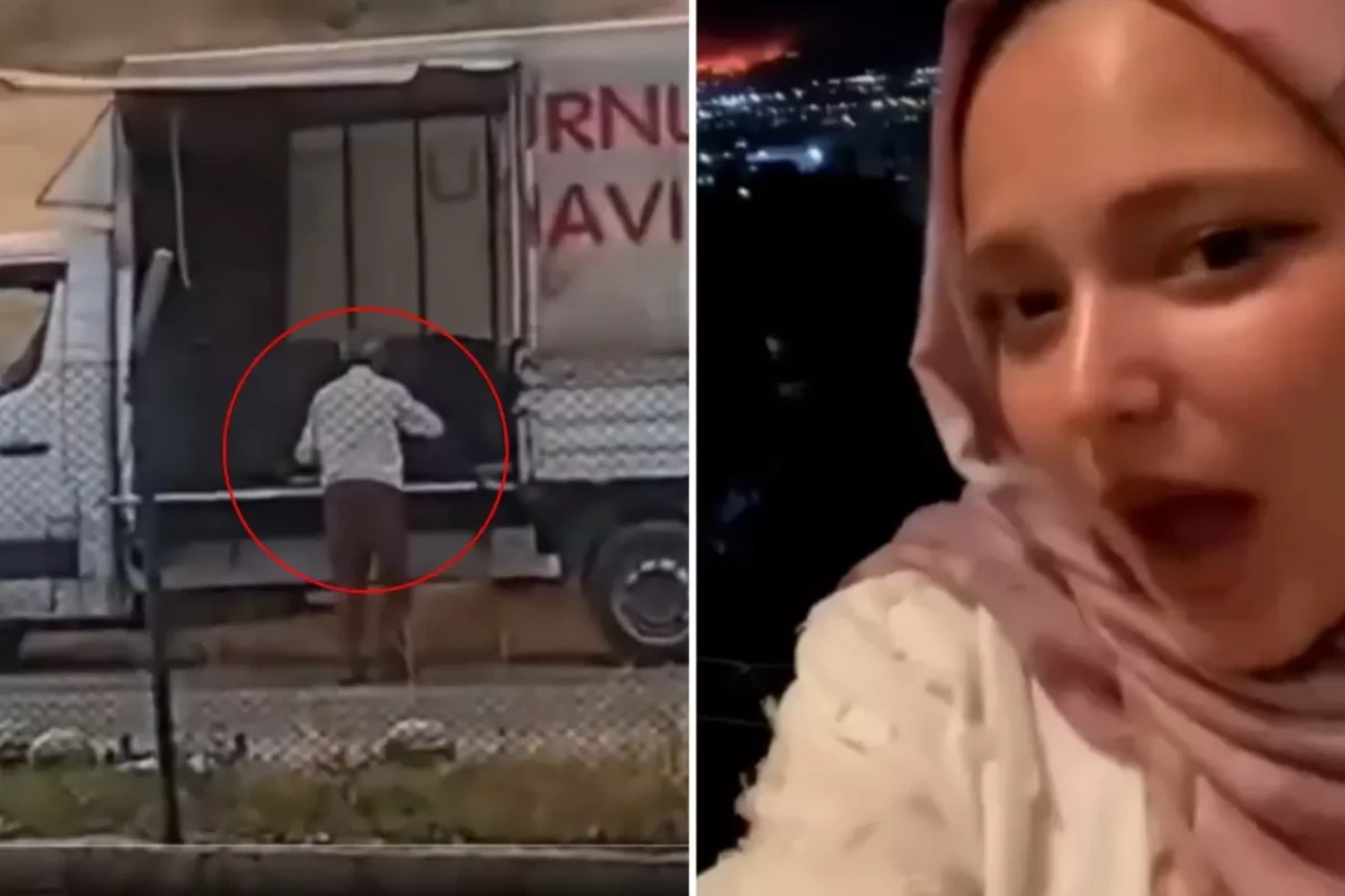 Yangın bölgesinde gönülleri fetheden davranış