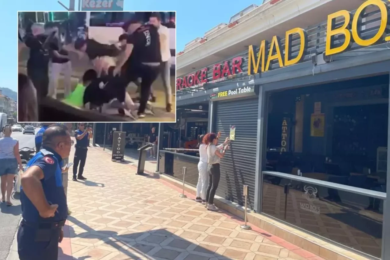 Turistlerin dövüldüğü işletmeden açıklama: Bayrağımıza küfür ettiler