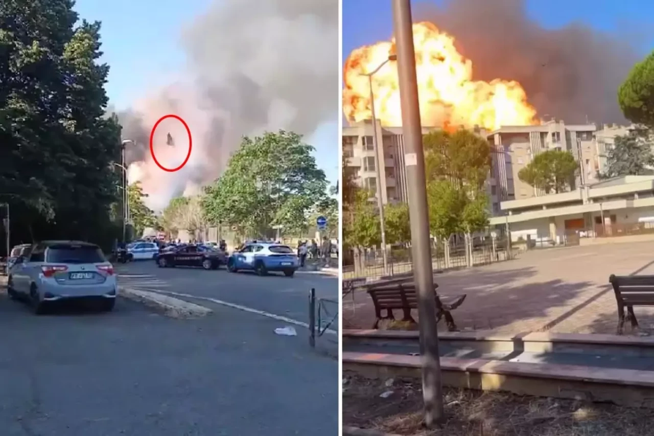 Roma'da akaryakıt istasyonunda patlama! 20'den fazla yaralı var