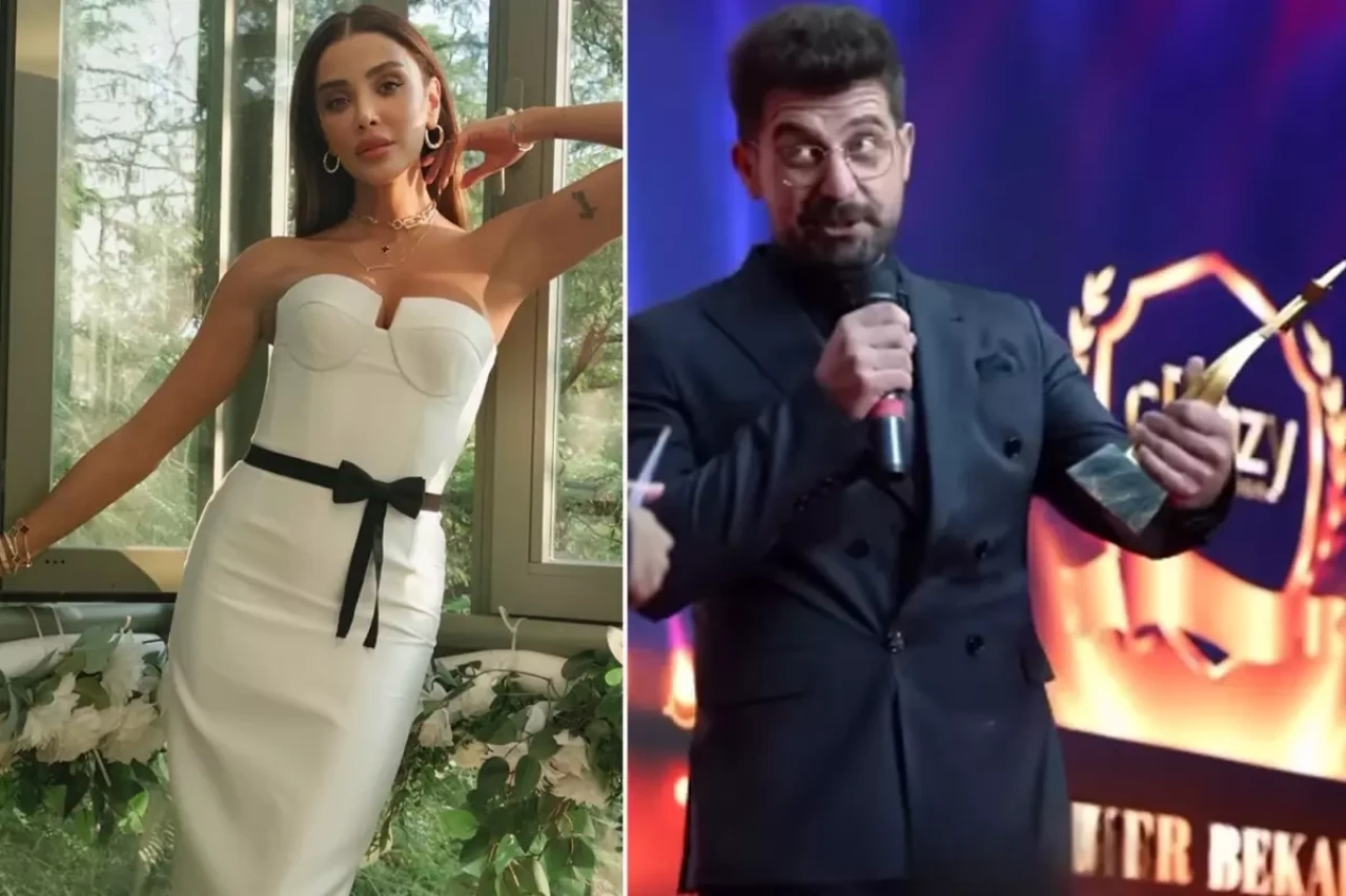 Ödül töreninde şoke eden anlar! İş insanı Lokman İn'den Özge Ulusoy'a dolandırıcılık suçlaması