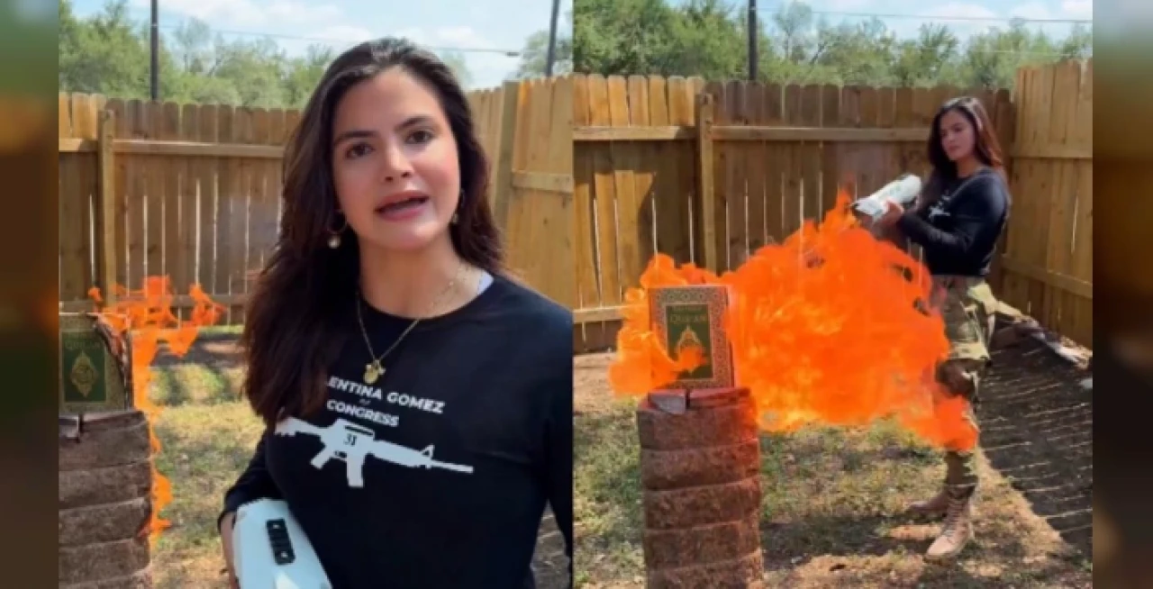 ABD'li siyasetçiden alçak saldırı! Kur’an-ı Kerim yaktı