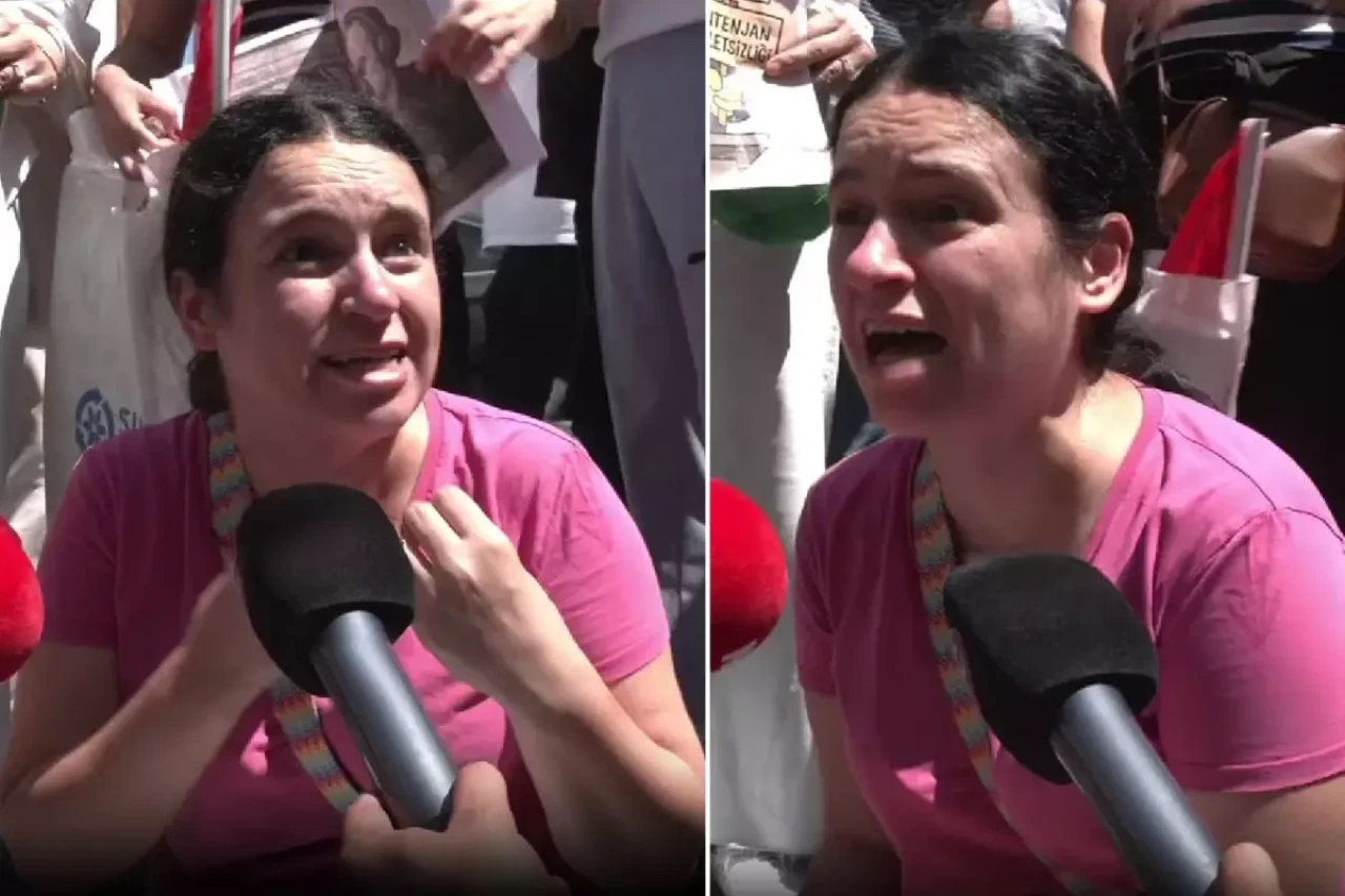 Mülakat mağduru öğretmen bakanlık önündeki eylemde sinir krizi geçirdi