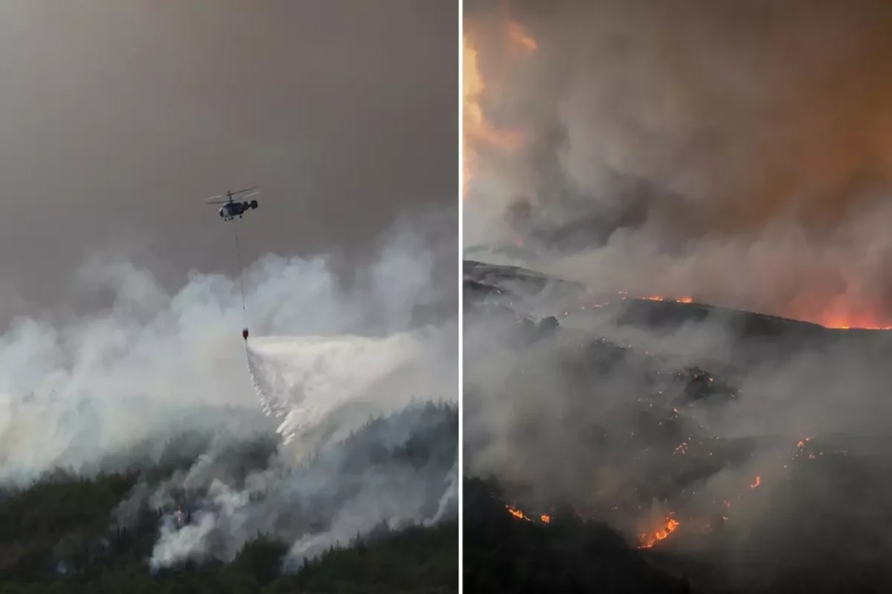 Çanakkale Gelibolu’daki orman yangını 2. gününde: 6 köy tahliye edildi!