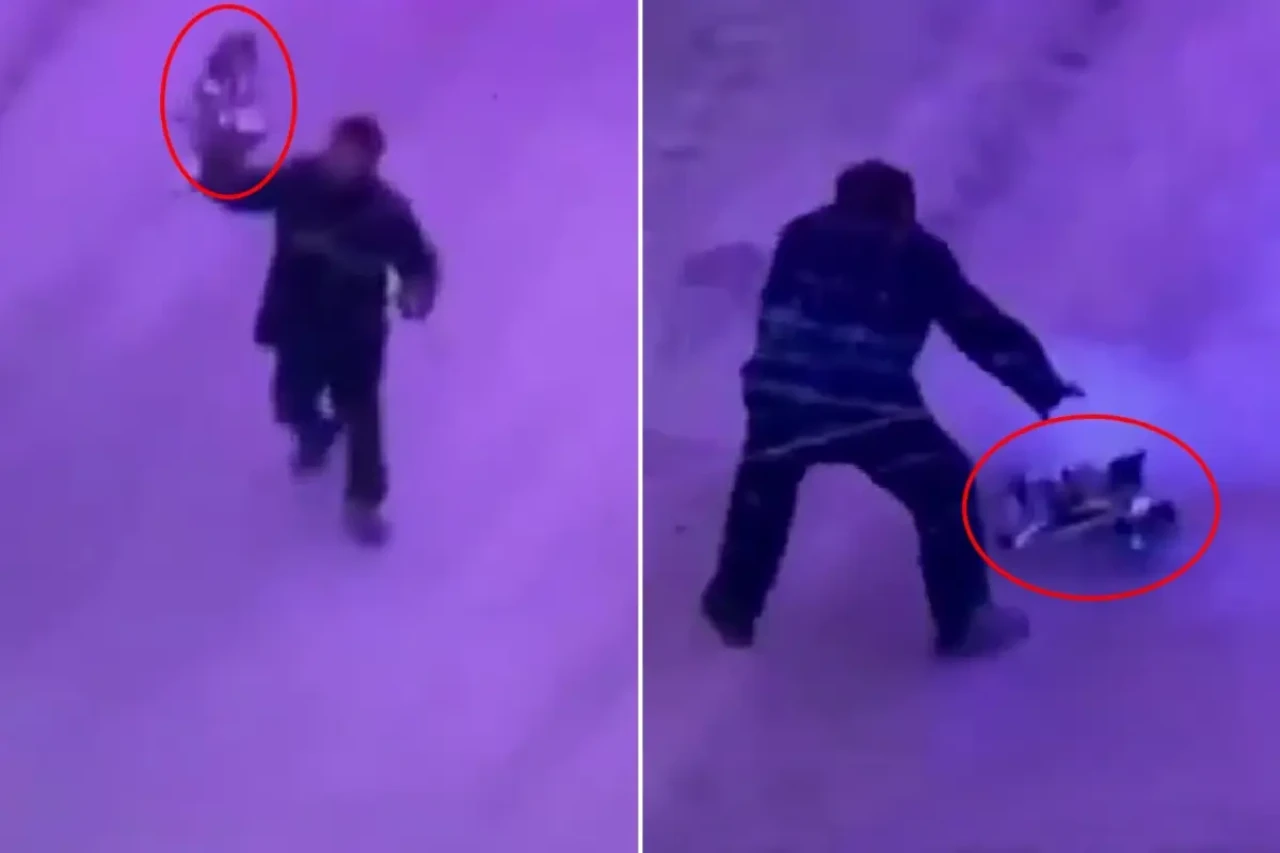 Rusya'ya ait İHA'yı eliyle yakalayıp etkisiz hale getirdi