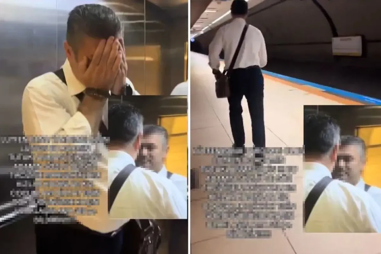 Metroda taciz skandalı: Kadın kamerayı açınca yüzünü kapatıp kaçtı