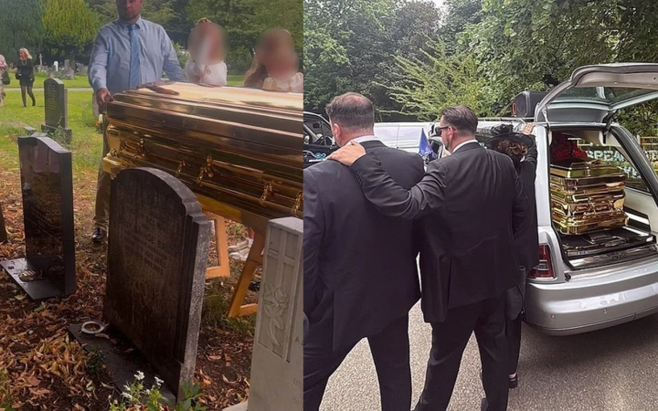 Altın tabutla gömdüler! Bir hafta tur attırdılar, böylesi görülmedi!