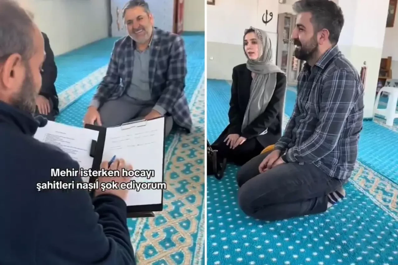 Gelinin mehir talebi imamı da şaşırttı