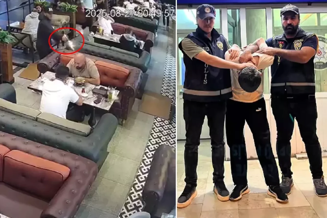 Kulüp başkanını kafede yemek yerken öldüren şüpheli bakın nerede yakalandı