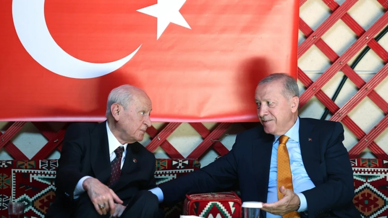 Cumhurbaşkanı Erdoğan MHP lideri Devlet Bahçeli ile görüştü!
