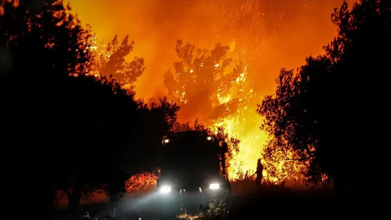 Çanakkale'de yangın! Alevler Gelibolu'dan Eceabat'a sıçradı, 5 köy tahliye edildi