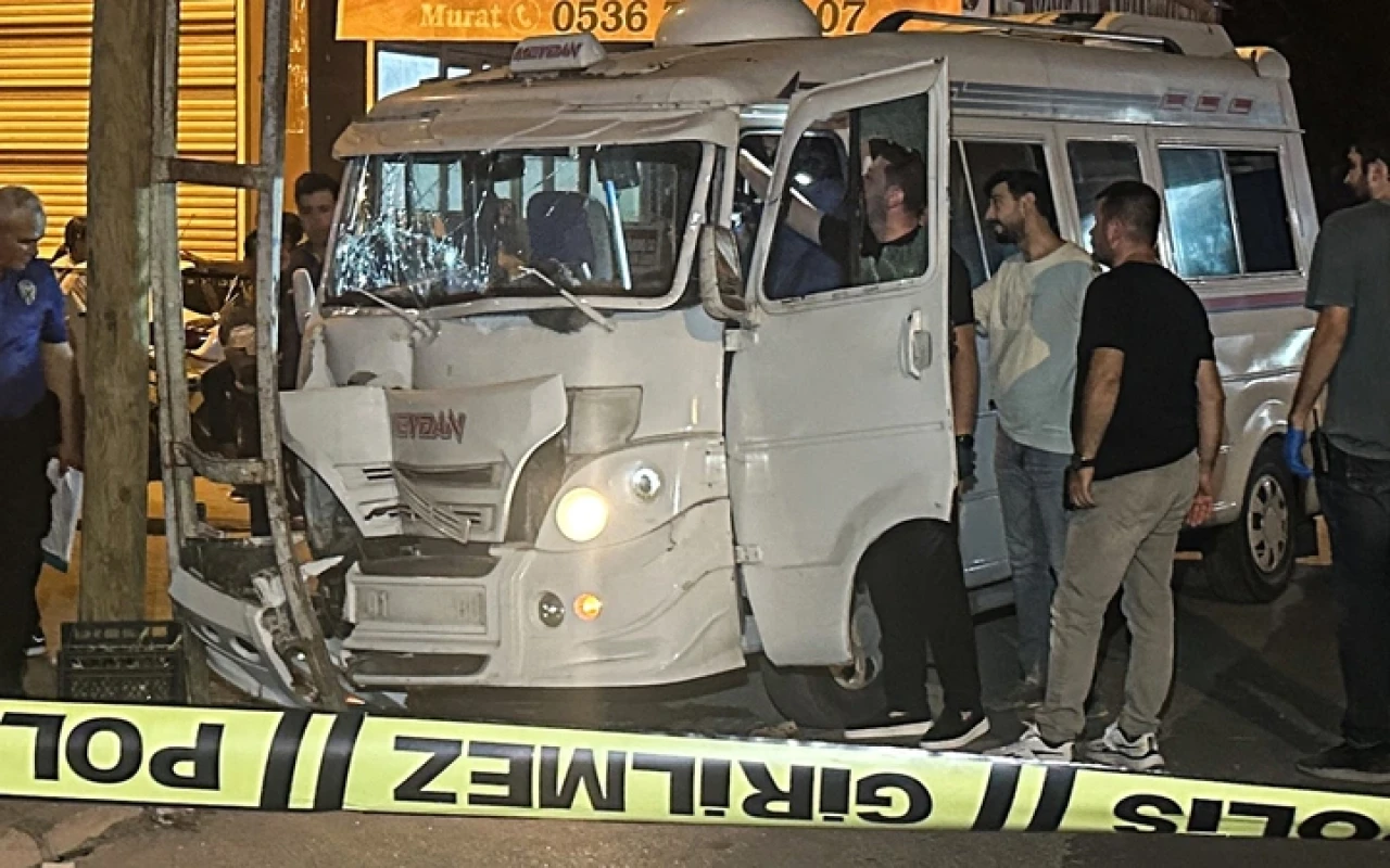 Adana'da dolmuş şoförüne kanlı pusu! Seyir halindeyken ateş açıldı