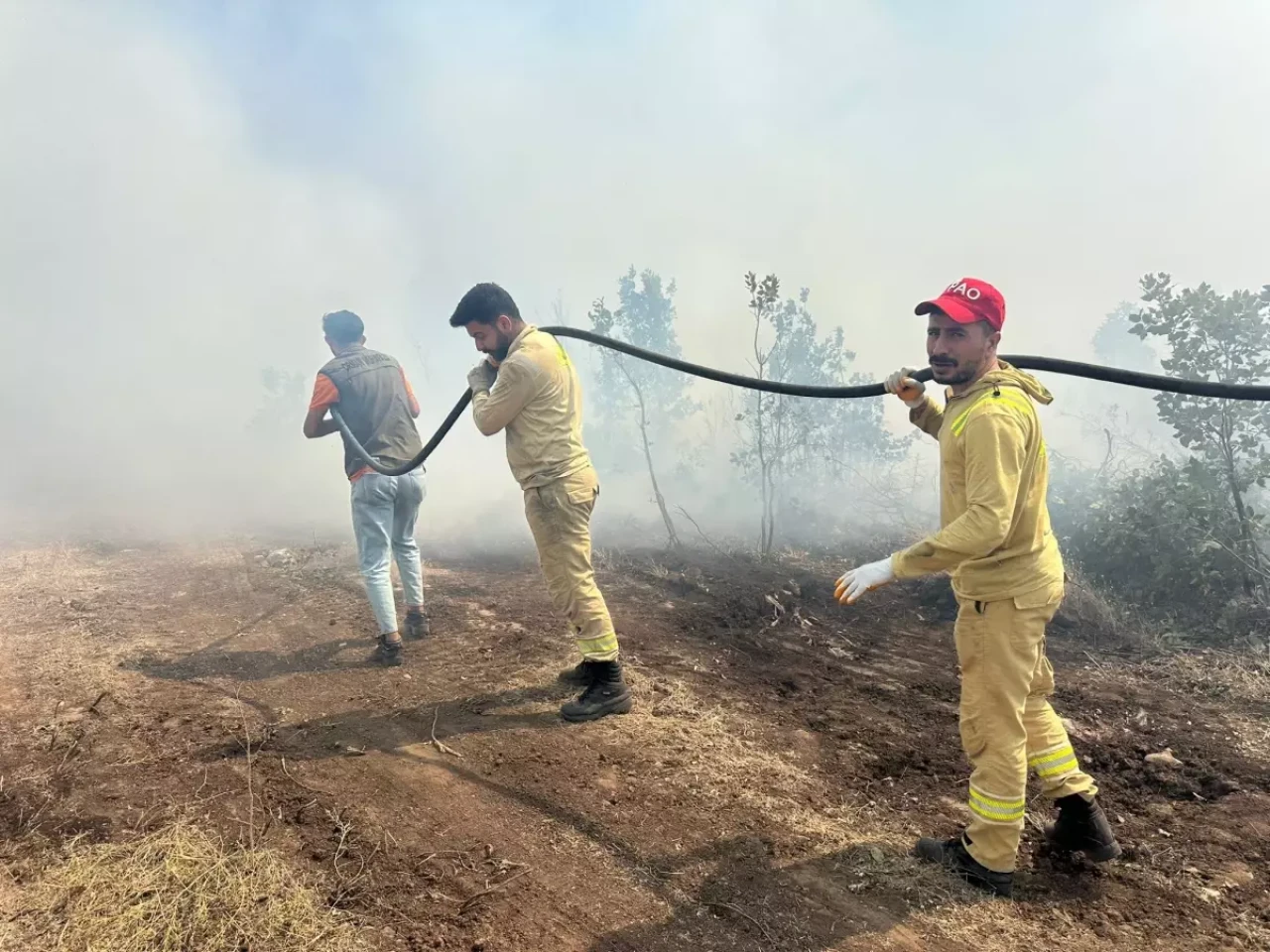 Şırnak'ta örtü yangını 6 saatte kontrol altına alındı!