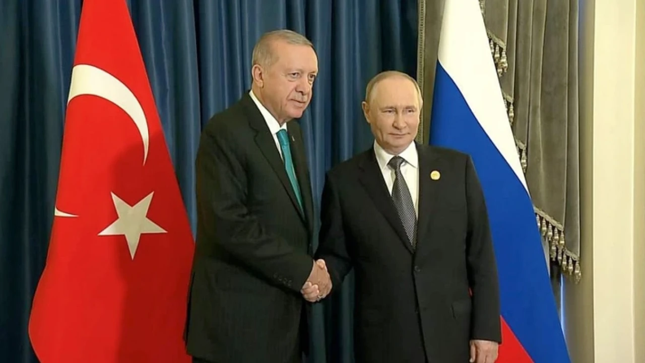 Cumhurbaşkanı Erdoğan Rusya Devlet Başkanı Putin ile Çin'de görüştü