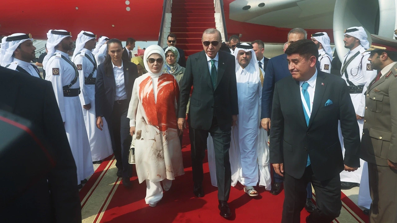 Cumhurbaşkanı Erdoğan Katar'da