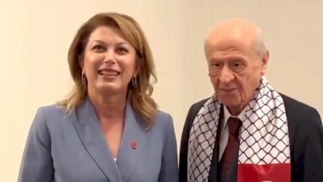 MHP'den Asu Kaya ile Bahçeli'nin sohbetinden rahatsız olan CHP'lilere tepki!