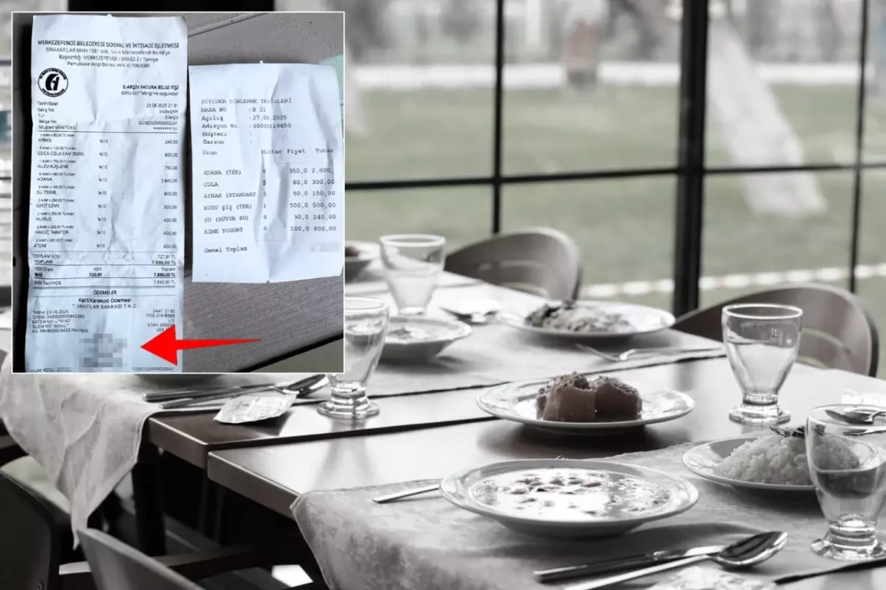 Belediyenin sosyal tesisinde yemek yiyen vatandaş, gelen hesapla şoke oldu