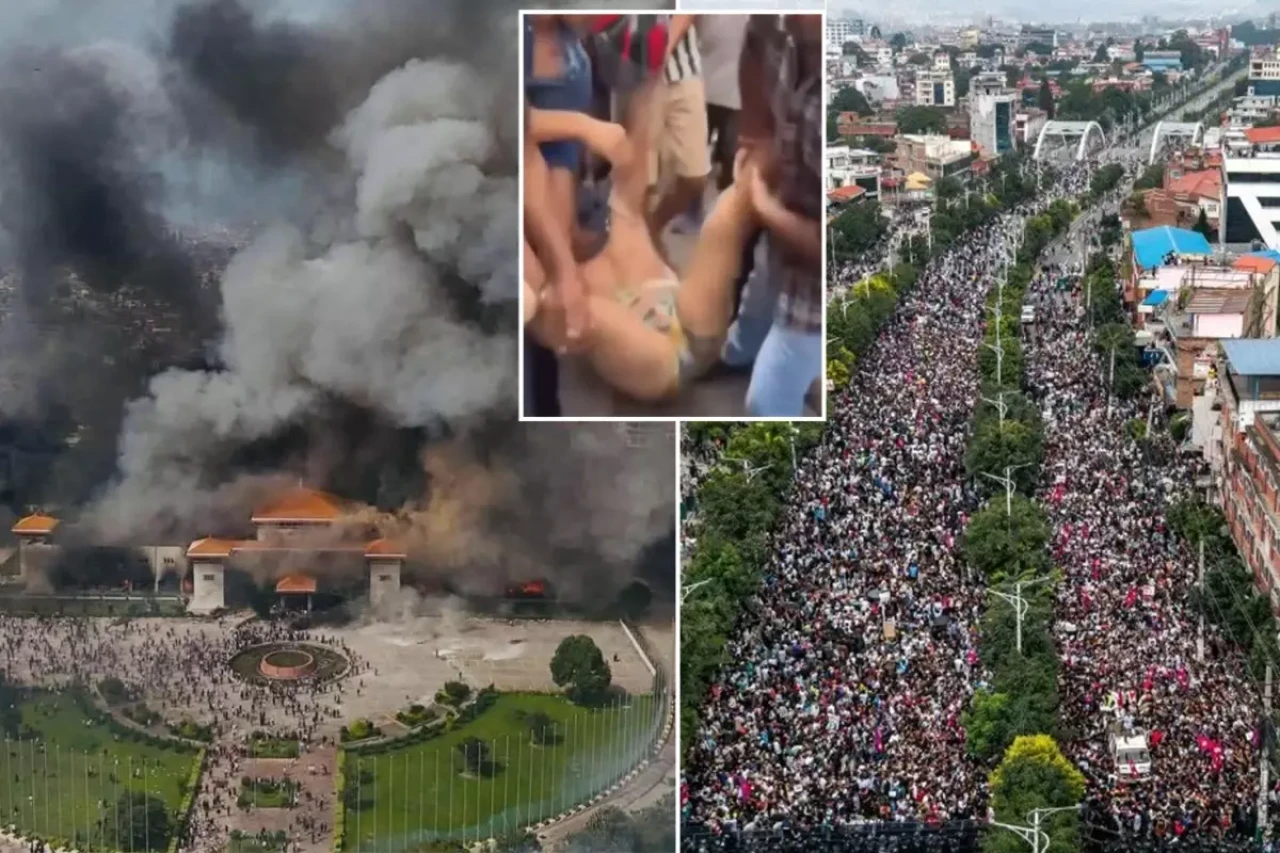 Ülke adeta yangın yeri! Parlamento binası ateşe verildi, bakan linç edildi!