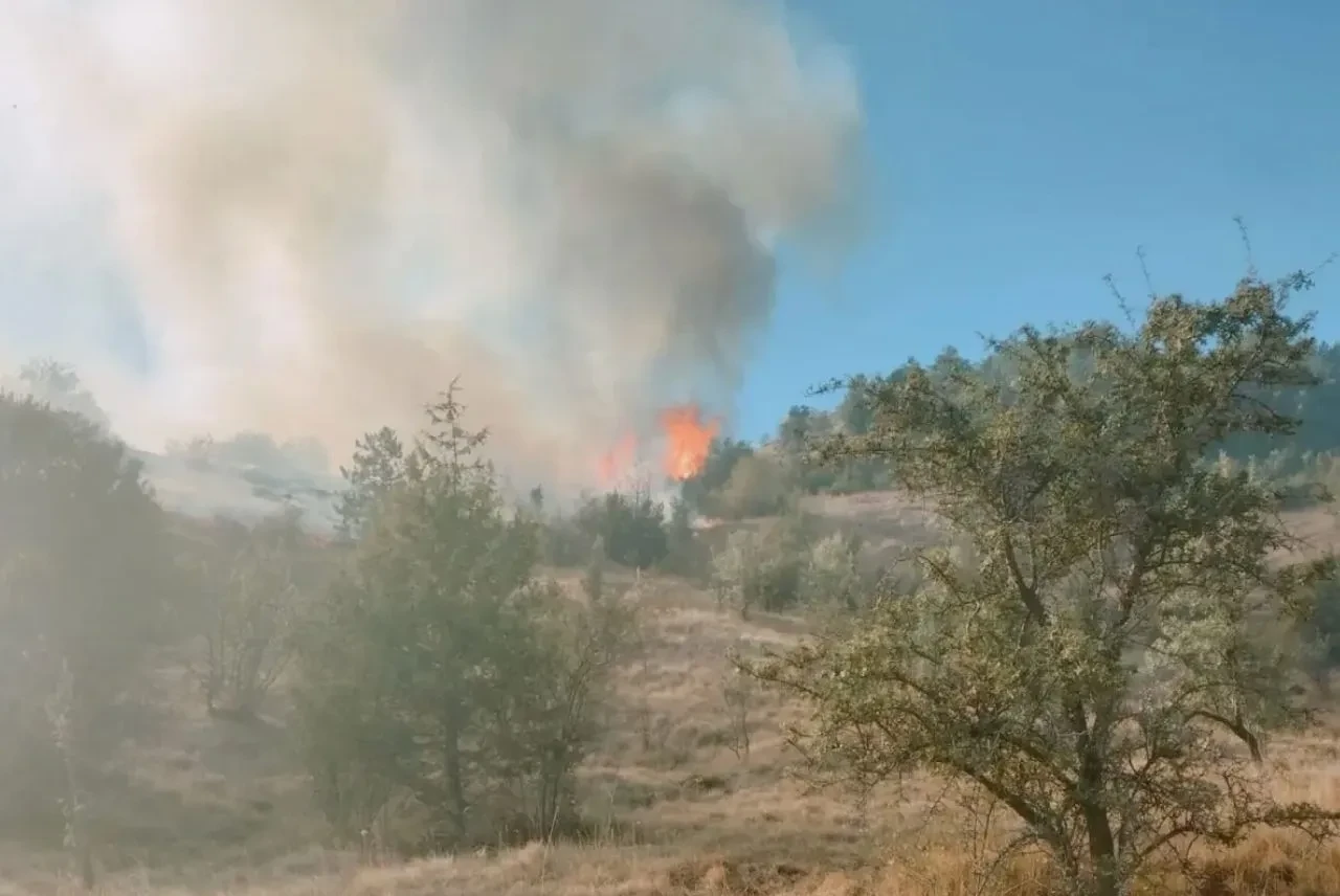 Karabük Ovacık’ta yangın: Alevler ormana sıçradı