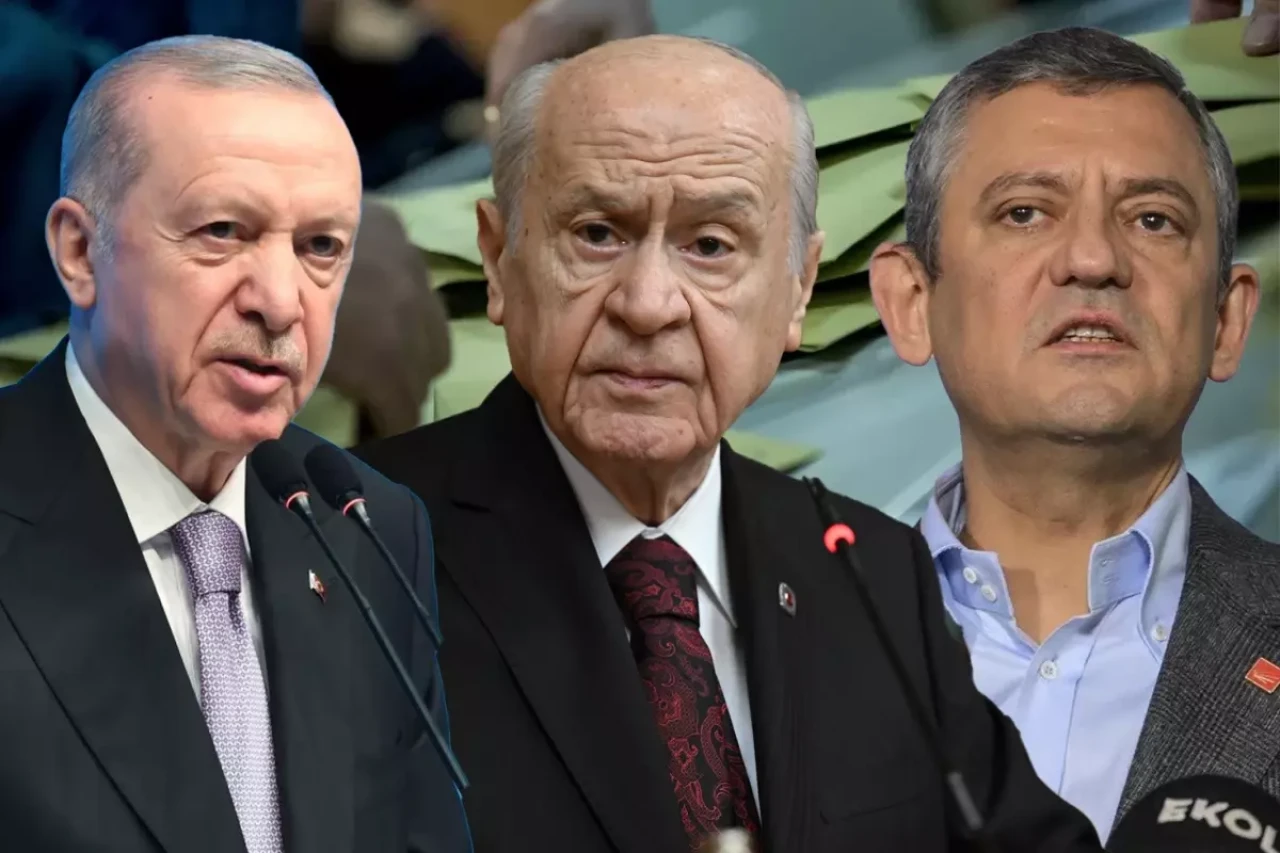Son ankette çarpıcı sonuç! AK Parti ile CHP arasındaki fark 1 puandan fazla