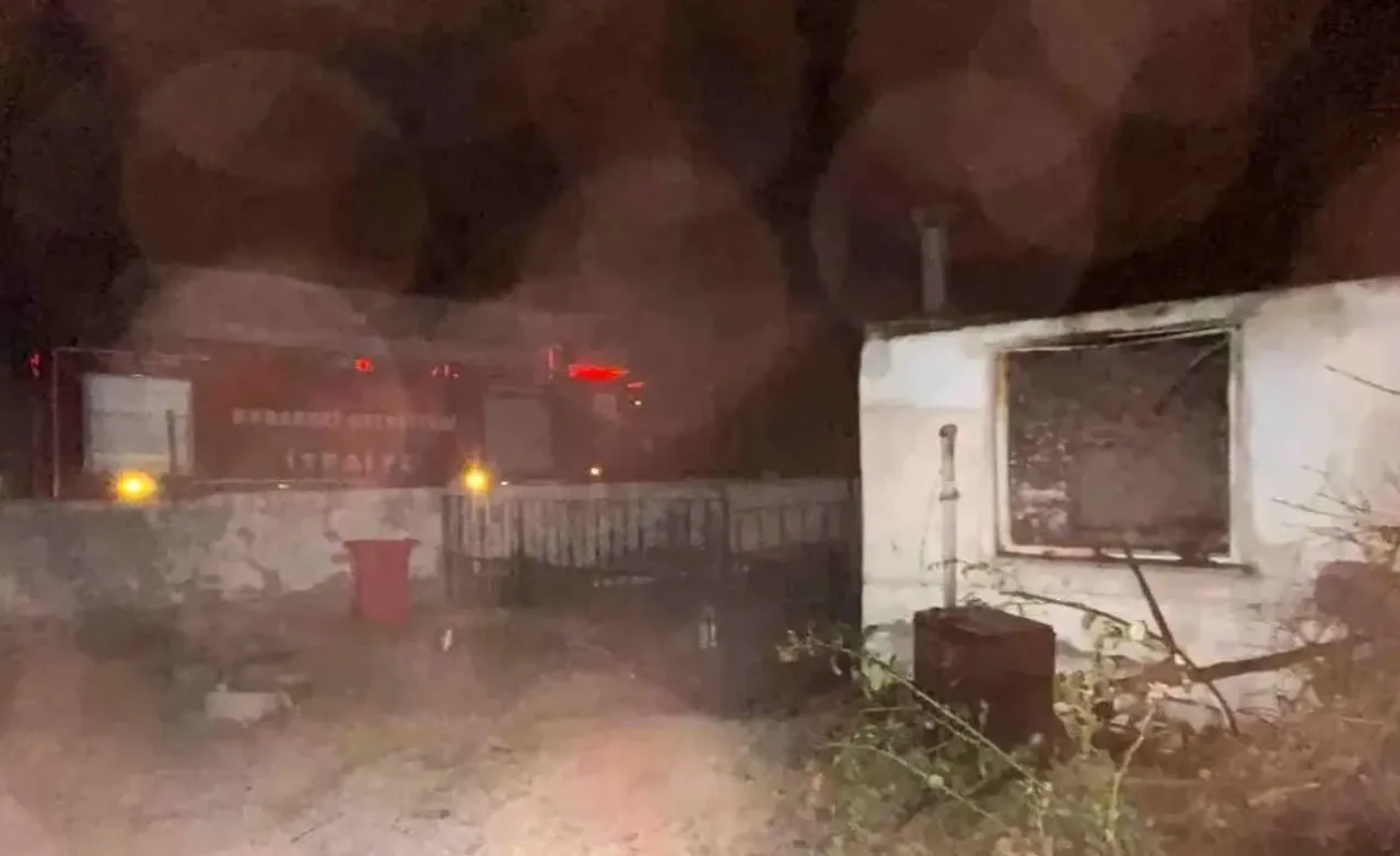 Kırklareli’nde çiftlik evinde korkutan yangın