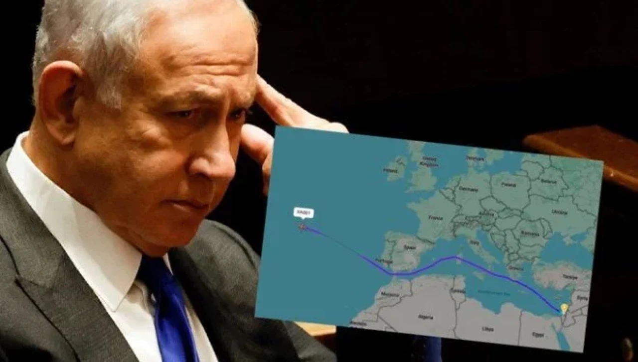 Netanyahu ABD yolculuğunda Avrupa hava sahasından kaçtı