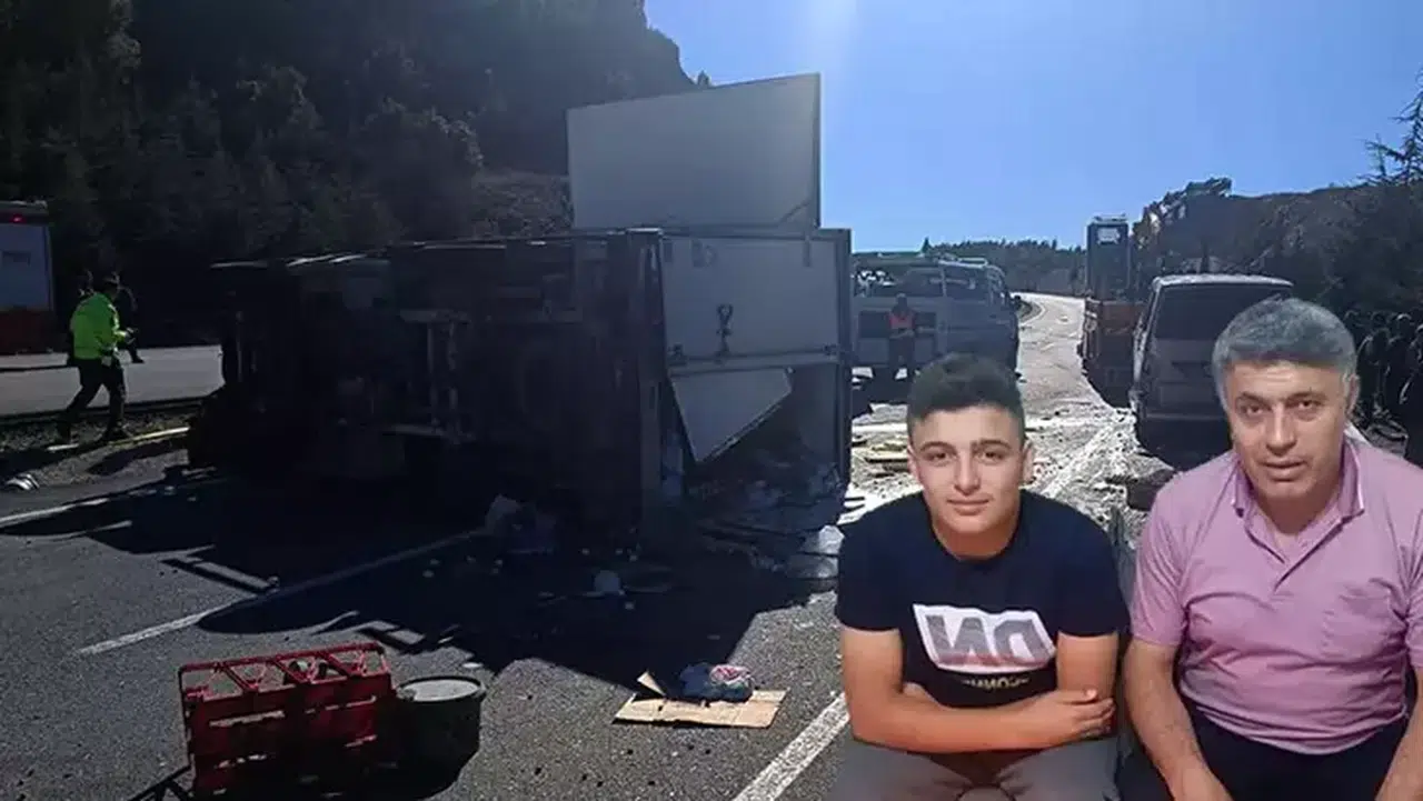 Denizli’de refüjü aşan kamyonet faciaya yol açtı: Baba ve oğlu hayatını kaybetti