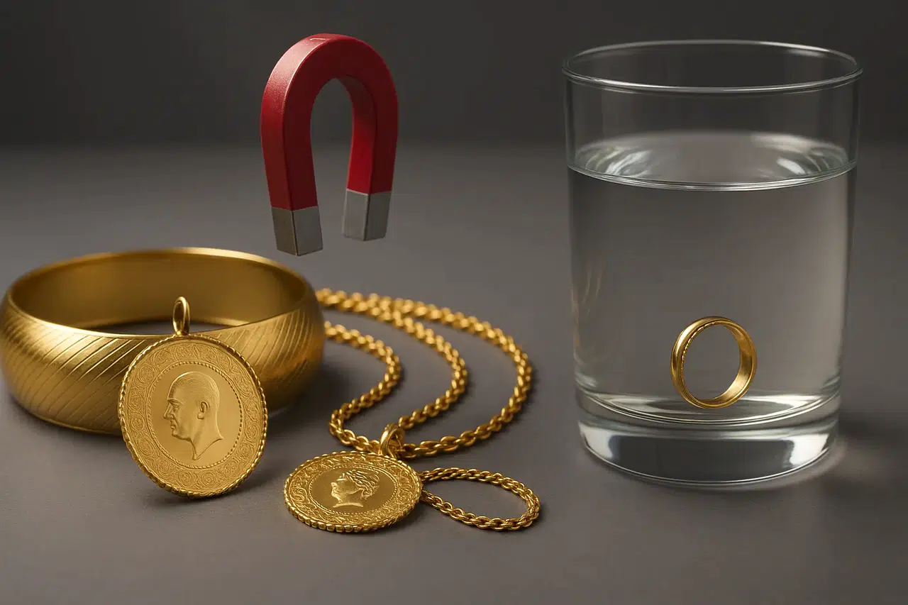 Altın ayarı nasıl anlaşılır! Evde sahte altını anlamanın 5 kolay yolu