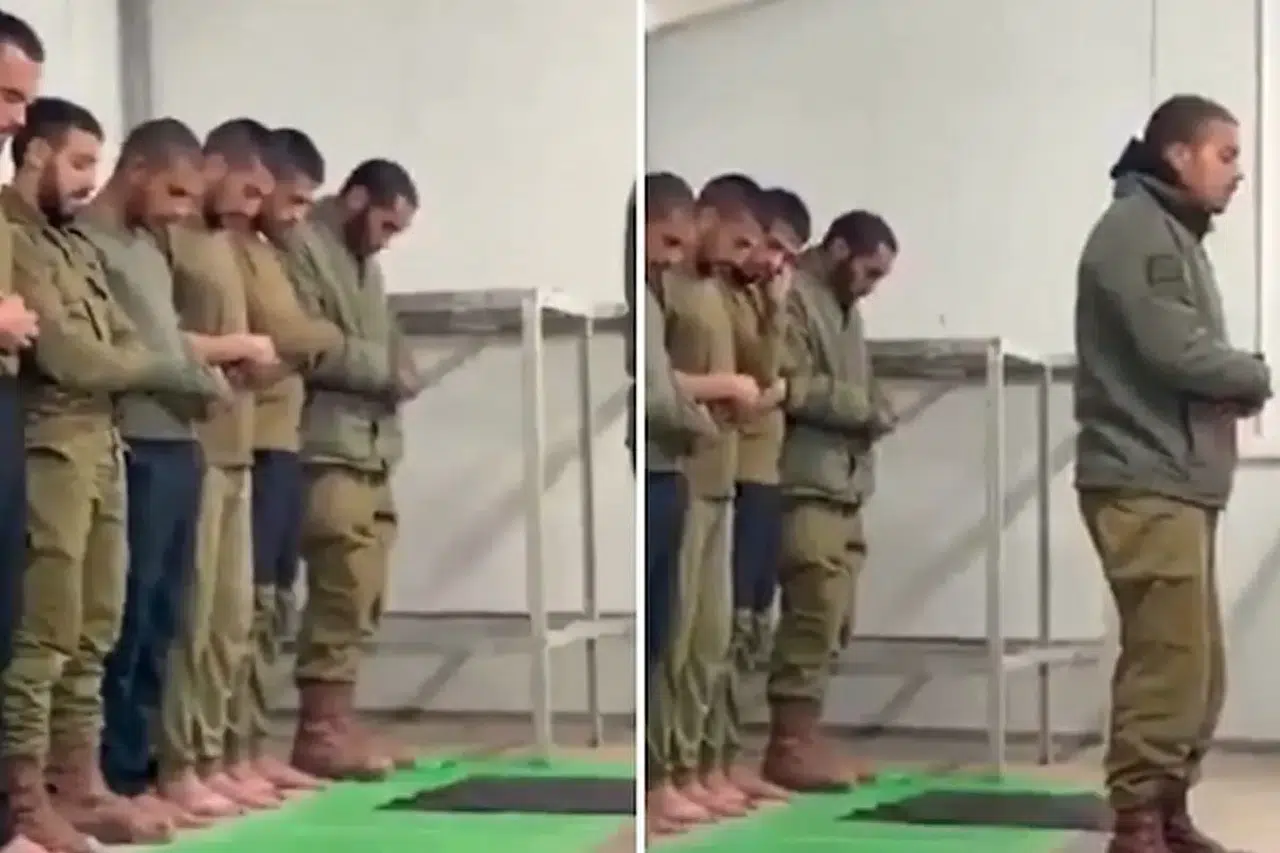 İsrail ordusundaki askerlerin teravih görüntüleri gündem oldu