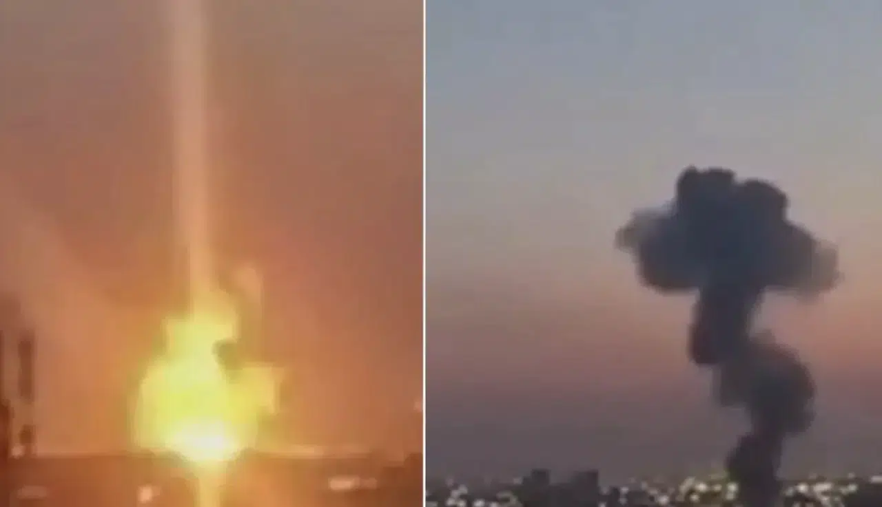 Tahran’a yoğun hava saldırısı: Patlama anı görüntülendi