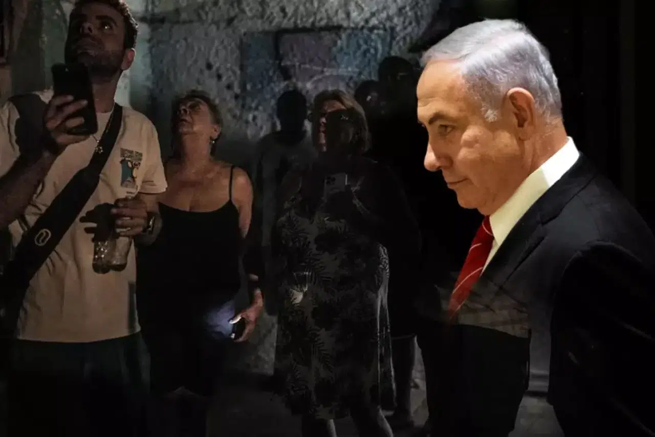 Halk sığınaklara koşarken Netanyahu bakın hangi ülkeye sığındı