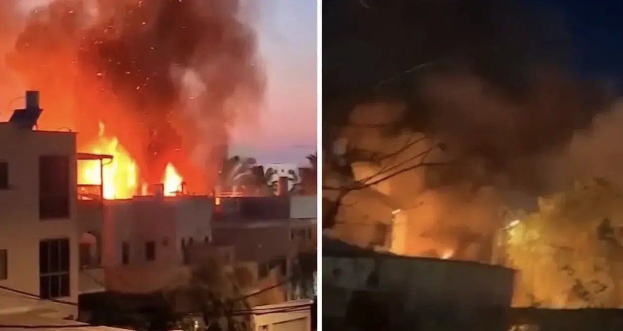 Hizbullah’tan İsrail’e roketli saldırı: Roket isabet eden evde yangın çıktı