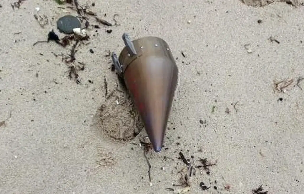 Çatalca’da sahile vuran füze başlığı imha edildi!