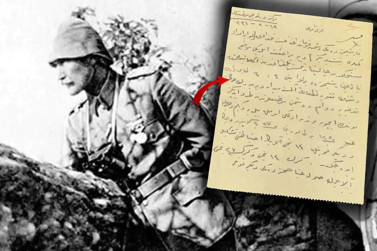 Atatürk’ün 111 yıllık telgrafı ortaya çıktı! Düşmanı böyle çözdü