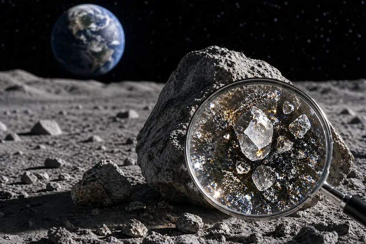 Ay’da yeni keşif! Çinli bilim insanları 2 yeni mineral buldu