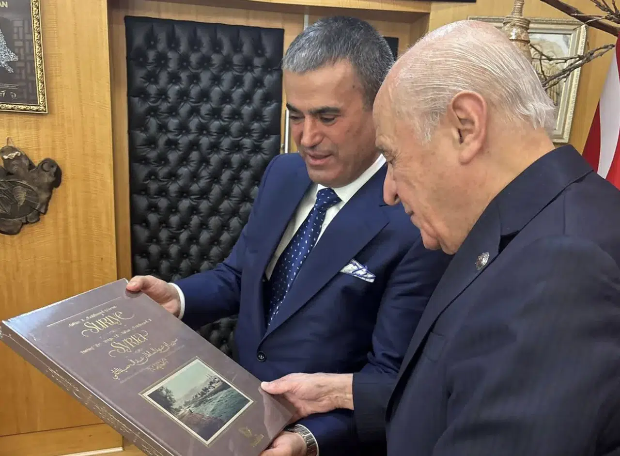 MHP lideri Bahçeli, Demirören Medya heyetini kabul etti