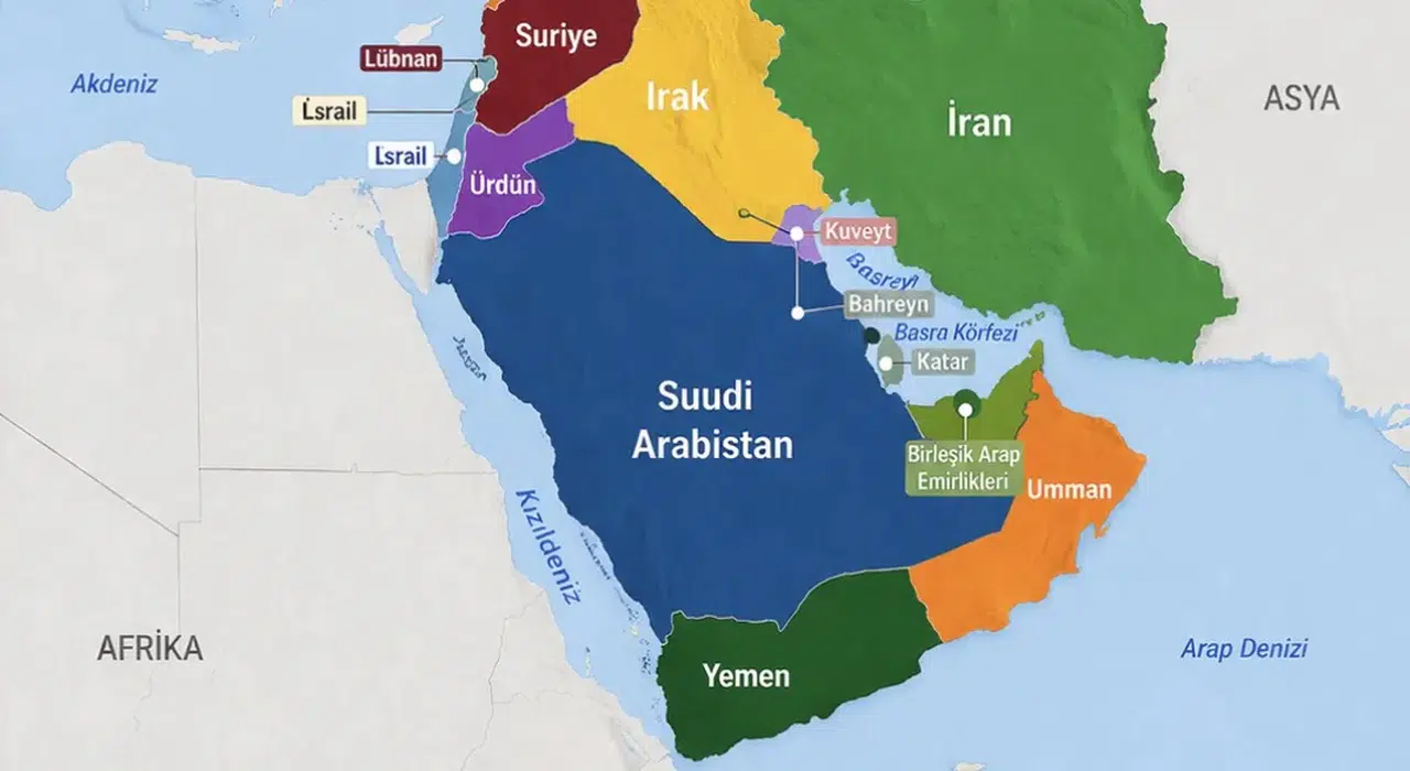 Ortadoğu neresi, hangi ülkeler var?